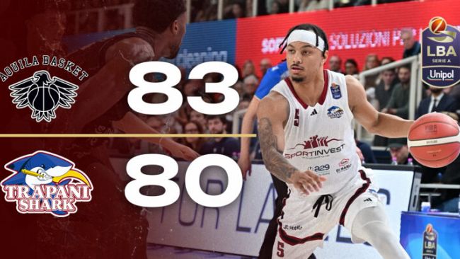 Trapani, Trento ferma gli Sharks