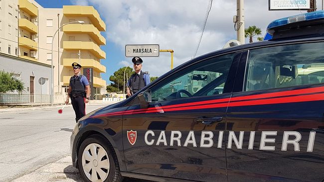 Marsala. In escandescenza a causa dell'alcol: Carabienieri denunciano un 41enne