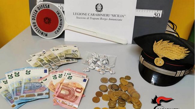 Trapani: ennesimo arresto per spaccio al quartiere San Giuliano dei Carabinieri