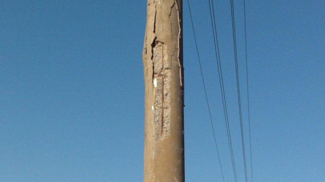 Pali fatiscenti dell’Enel nel territorio marsalese