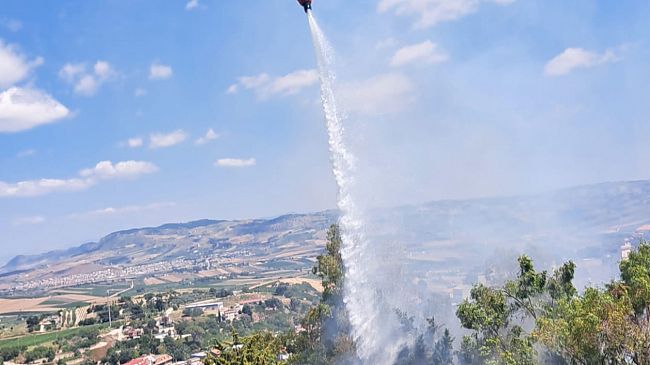 Grande incendio a Salemi: interventi in corso vicino alla Posta centrale  