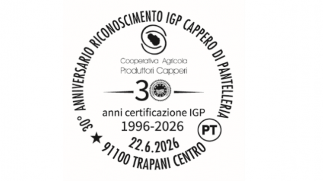 Annullo speciale per il Cappero di Pantelleria: lunedì sarà attivo il servizio temporaneo a Trapani