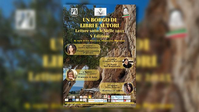 Custonaci, V edizione di “Un Borgo di Libri ed Autori-Letture sotto le stelle”