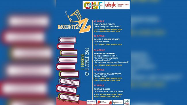Erice, al via all’Istituto “I. e V. Florio” la Rassegna letteraria “RACCONTI 2.Z”