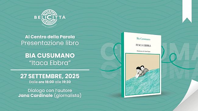 Riparte la rassegna letteraria “Al centro della Parola” al Centro Commerciale Belicittà di Castelvetrano