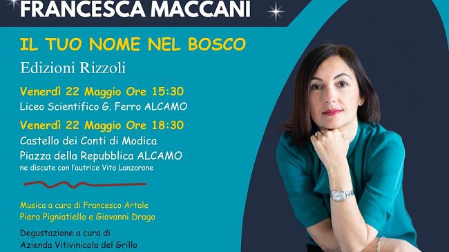 intrecci-narrativi-francesca-maccani-presenta-ad-alcamo-il-libro-il-tuo-nome-nel-bosco