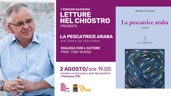 Partanna: Massimo D'Antoni presenta il suo romanzo 