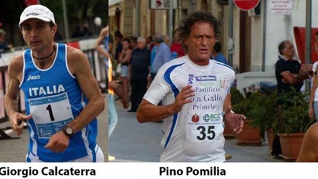 L’ atleta Mazarese Pino Pomilia e Giorgio Calcaterra Campione del mondo della 100 Km ospiti d’onore della V° Edizione della Camerota Live