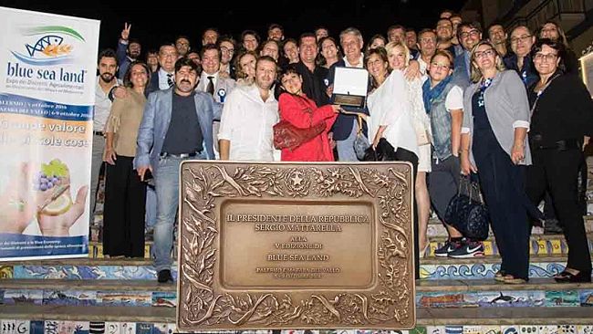 Blue Sea Land, dopo il messaggio augurale del Ministro degli Affari Esteri arriva la prestigiosa targa di rappresentanza del Presidente della Repubblica
