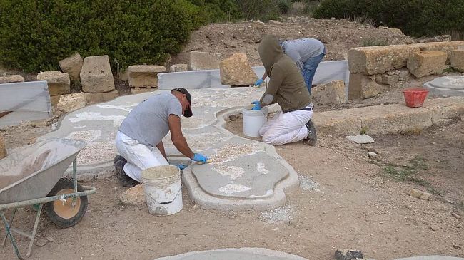 Mozia, si lavora al restauro dei reperti archeologici presenti sull’isola