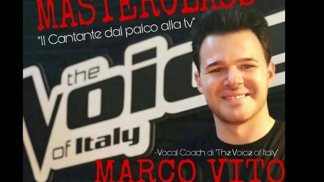 Trapani, all’Accademia Origami MasterClass di Canto Moderno con il coach Marco Vito