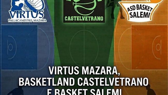 ASD Virtus Mazara, CFS Basketland e Basket Salemi: nasce un nuovo progetto dal Minibasket ai Campionati Giovanili