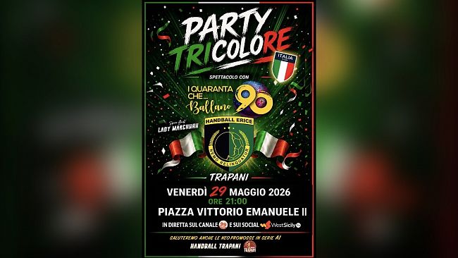 Handball Erice, venerdì la festa Scudetto in Piazza Vittorio Emanuele