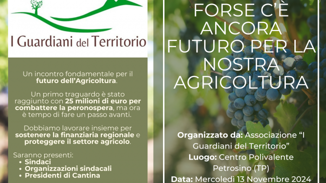 Mercoledì 13 novembre in programma la manifestazione organizzata dall’associazione “I Guardiani del territorio”