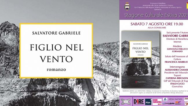 Pantelleria, Salvatore Gabriele presenta il libro “Il figlio del vento”