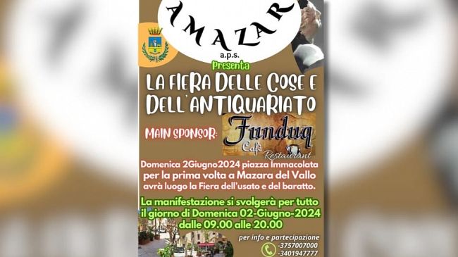 Mazara, il 2 giugno la