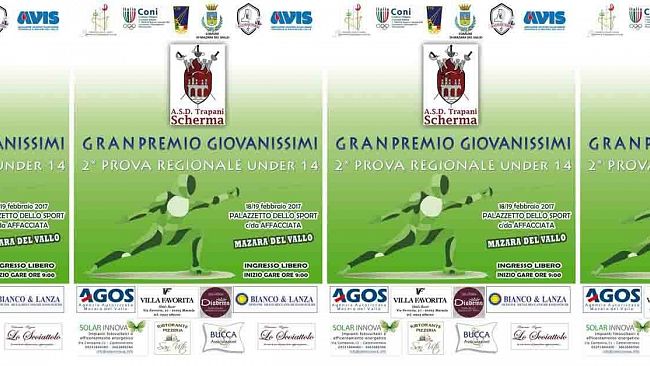 Mazara, da oggi Gran Premio Giovanissimi regionali di scherma
