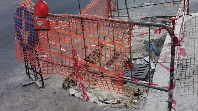 Mazara, scavo dimenticato in via Castelvetrano. L’Enel ha assicurato al Comune la chiusura del cantiere in tempi brevissimi