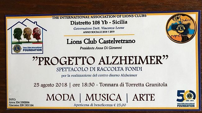 Prosegue la raccolta fondi Lions club per realizzare un centro diurno per malati di Alzheimer