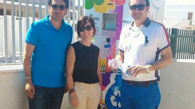 Favignana. Attiva la Macchina della Plastica. Parte la raccolta di ecopunti