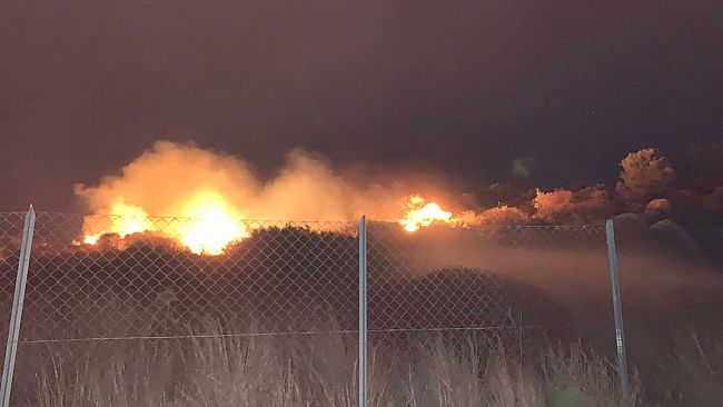 Custonaci, terribile incendio in Contrada Piano Alastra