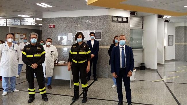 Coronavirus, molte le donazioni all’Asp di Trapani: ventilatori polmonari e caschi di protezione da Vigili del Fuoco e Rotary di Trapani