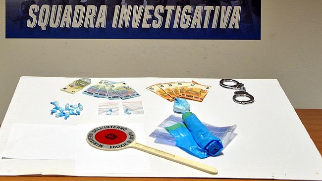 La Polizia  arresta un mazarese per detenzione ai fini di spaccio di cocaina