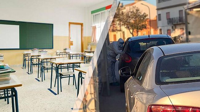 Partanna, test rapidi per la ripresa della scuola