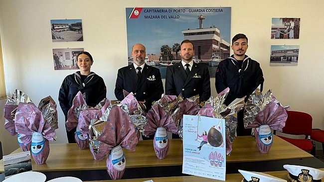 Anche quest’anno la Capitaneria di Porto di Mazara partecipa all’iniziativa “Cerco un Uovo Amico”