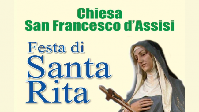 Mazara, il 22 maggio le celebrazioni in onore di Santa Rita 