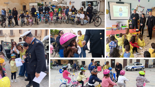 Scuola dell'Infanzia e Polizia Locale di Favignana insieme per educare i bambini alla sicurezza stradale