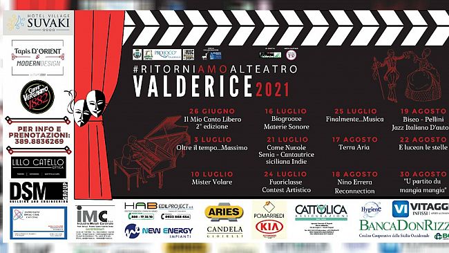 Valderice, al via domani il cartellone