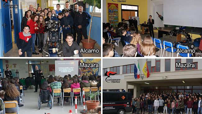 Botti di fine anno: i Carabinieri incontrano alunni delle scuole per prevenire fenomeno incidenti