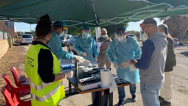 Paceco, negativi altri 87 tamponi svolti in occasione dello screening in città