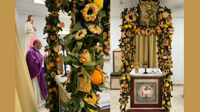 Mazara, allestito altare di San Giuseppe presso cappella “Gesù confido in te” del presidio ospedaliero “Abele Ajello” 