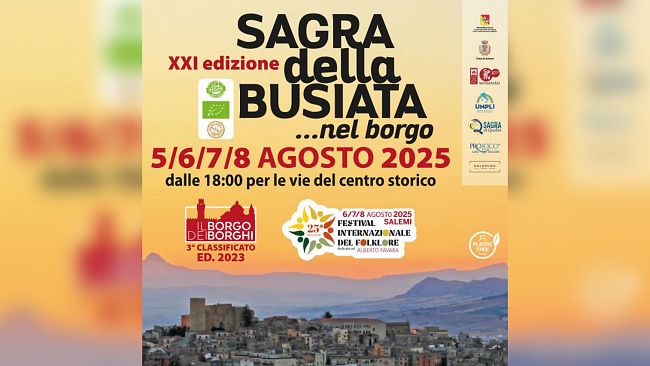 Salemi, dal 5 all'8 agosto torna la Sagra della Busiata