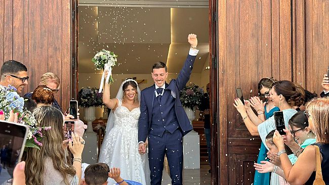 Mazara, oggi sposi Angela Salvo e Rosario Colorito