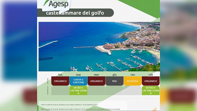 A Castellammare del Golfo giovedì non sarà raccolta la spazzatura indifferenziata (rsu)