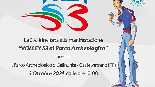 Penultima tappa del Circuito 2024 del Volley S3 a Selinunte. Ospiti Lucchetta e Vermiglio