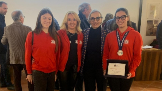 L'atleta Evelyn Calandrino dell'ASD 