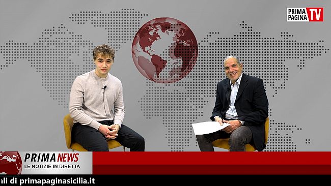 Prima News. 29 marzo: ospite Flavio Casaburi rappresentante studenti Liceo Adria-Ballatore