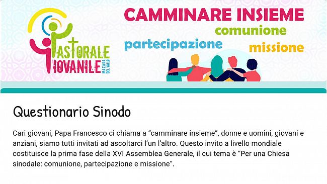 Sinodo 2022, agli studenti della diocesi questionario consultivo