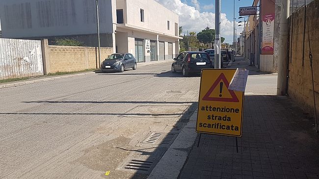 Lavori in via Castelvetrano e Val di Mazara fermi da giorni.Disagi per cittadini