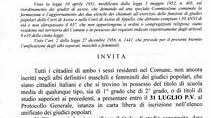Mazara, entro il 31 luglio le istanze per giudici popolari