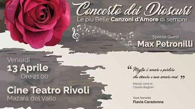 Mazara, Strada del Vino e dei sapori Val di Mazara e i Dioscuri per “Innanzitutto l’Amore”