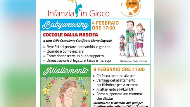 Al Palazzo della Legalità due corsi per mamme