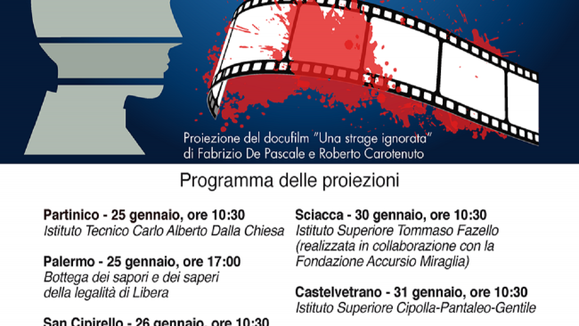 Mercoledì a Castelvetrano la proiezione di “Una strage ignorata”, docufilm  sulla strage di Portella