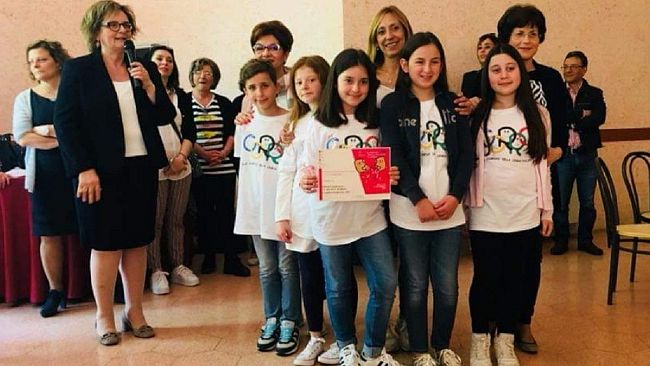 Premio  alle Olimpiadi della Lingua Italiana  per gli alunni dell’IC Capuana Pardo