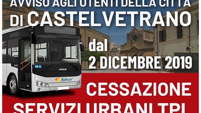 Dal 2 dicembre studenti  e cittadini a piedi ! Autoservizi Salemi dice no al comune per il rinnovo delle tratte