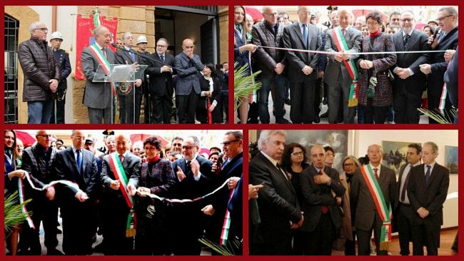 Aperto Palazzo Grignani alla presenza dell’assessore Gucciardi e del Prefetto. Il taglio del nastro da parte del Sindaco Di Girolamo Oggi attenzione incentrata su Garibaldi e lo sbarco dei mille
